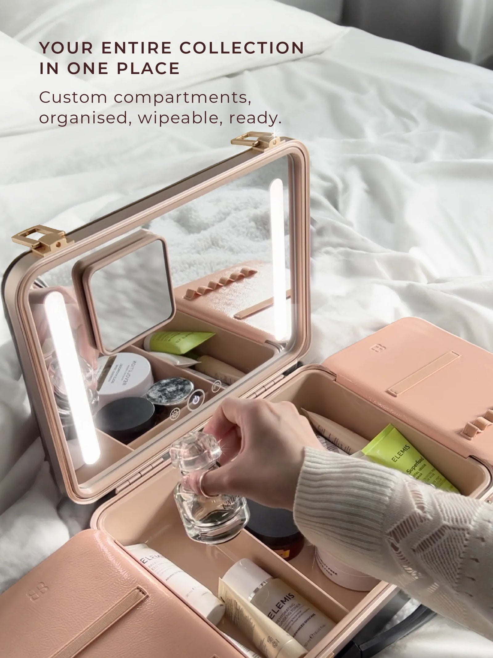 box case bag travel makeup set The Beautifect Box | Matte Black Limited Edition