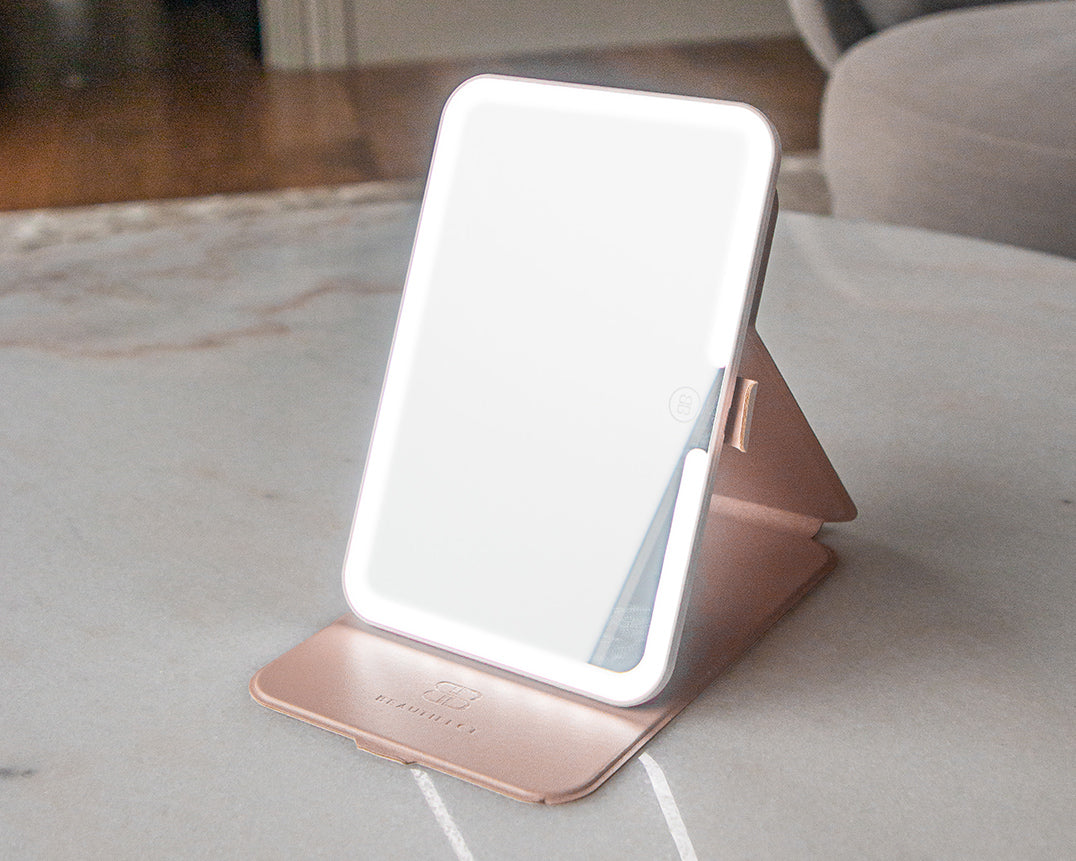 Mini Mirror with Sleeve Nude